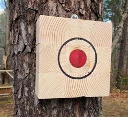 KNIFE THROWING TARGET - End Grain 10 1/2" x 9 1/2" x 3" thick Only $39.99 #468